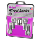 McGard Wheel Lock Bolt Set - 4pk. (Cone Seat) M12X1.5 / 17mm Hex / 25.5mm Shank Length - Chrome-3