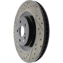 StopTech 13-18 Lexus GS350 Slotted & Drilled Front Right Rotor-4
