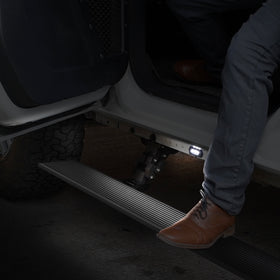 Go Rhino 22-23 Toyota Tundra CrewMax Cab 4dr E-BOARD E1 Electric Running Board Kit - Tex. Blk - 0