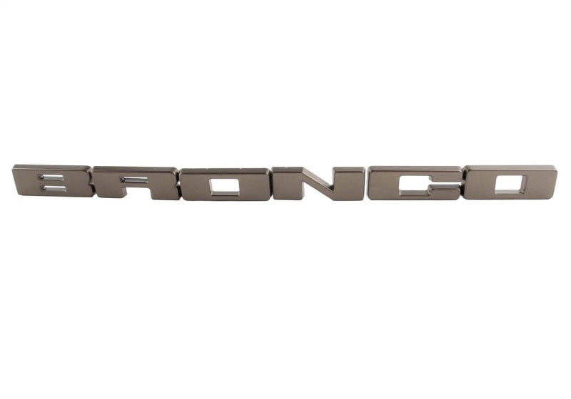 Ford Racing 2021+ Bronco Grille Lettering Overlay Kit - Bronze - 0