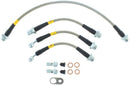 StopTech 08-11 Scion xB Rear Stainless Steel Brake Lines-4