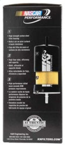 K&N Cellulose Media Fuel Filter 3in OD x 5.625in L-12