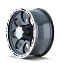 ION Type 174 15x8 / 5x114.3 BP / -27mm Offset / 83.82mm Hub Black/Machined Wheel-2