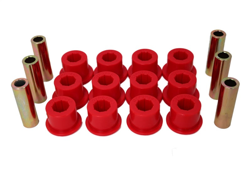 Energy Suspension 05-14 Toyota Tacoma Rear Leaf Spring Bushings - Red - 0