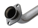 aFe Power Twisted Steel Y-Pipe Stainless Steel 2.5in 12-14 Jeep Wrangler V6 3.6L-6