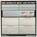 K&N Filter Universal Rubber Filter 5 inch Flange 6 1/2 inch Base 4 3/8 inch Top 7 inch Height-18