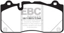 EBC 16-18 Cadillac CTS-V Redstuff Ceramic Low Dust Front Brake Pads-3