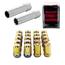 McGard SplineDrive Tuner 5 Lug Install Kit w/Locks & Tool (Cone) M12X1.25 / 13/16 Hex - Gold-1