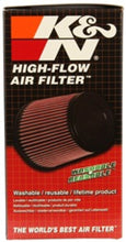 Load image into Gallery viewer, K&amp;N Filter Universal Rubber Filter 3 1/2 inch Flange 5 inch Base 3 1/2 inch Top 4 inch Height