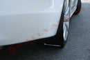 Rally Armor 07-17 Mitsubishi Lancer Black UR Mud Flap w/ White Logo-2