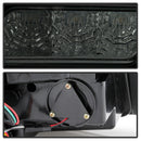 Spyder 10-12 Ford Mustang Light Bar Seq Turn Signal LED Tail Lights - Smoke ALT-YD-FM10-LED-SM-8