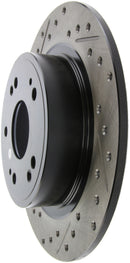 StopTech 09-10 Acura TSX / 08-10 Honda Accord Coupe/05-10 Sedan Right Rear Slotted & Drilled Rotor-12