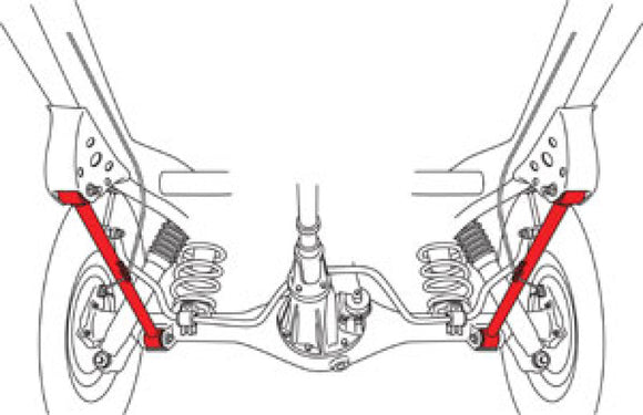SPC Performance Toyota 4Runner Rear Lower Control Arms
