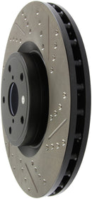 StopTech 05-10 Subaru Impreza WRX/STi Slotted & Drilled Left Front Rotor-10