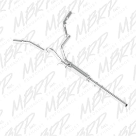 MBRP 14 Chevy/GMC 1500 Silverado/Sierra 4.3L V6/5.3L V8 Dual Split Side Alum 3in Cat Back Exhaust - 0