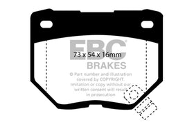 EBC 89-95 Nissan Skyline (R32) 2.6 Twin Turbo GT-R Bluestuff Rear Brake Pads - 0