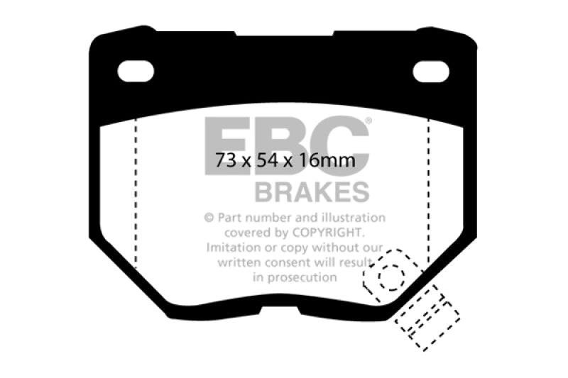 EBC 89-95 Nissan Skyline (R32) 2.6 Twin Turbo GT-R Bluestuff Rear Brake Pads - 0