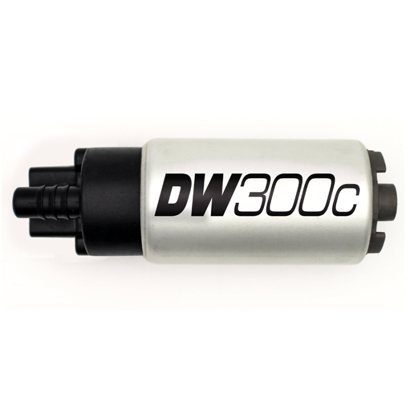 DeatschWerks 340lph DW300C Compact Fuel Pump w/ 99-04 Ford Lightning Set Up Kit (w/o Mounting Clips) - 0