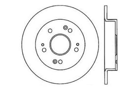 StopTech 06-07 Acura CSX (Canada) / 06-09 Honda Civic / 97-01 Prelude Drilled Right Rear Rotor - 0