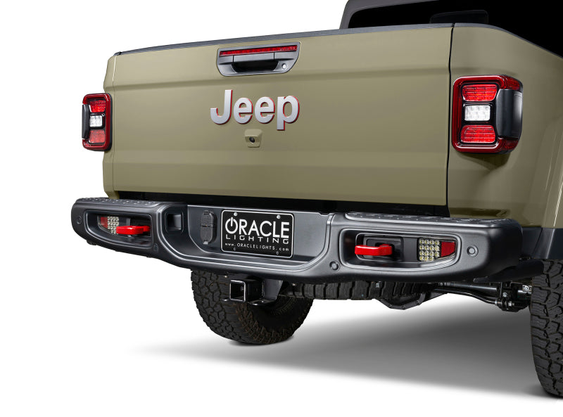 Oracle Rear Bumper LED Reverse Lights for Jeep Gladiator JT w/ Plug & Play Harness - 6000K