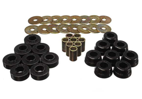 Energy Suspension GM Body Mount Set W/Hardware - Black