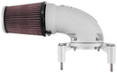 K&N 01-17 Harley-Davidson Softail / Dyna FI Performance Air Intake System Silver-4