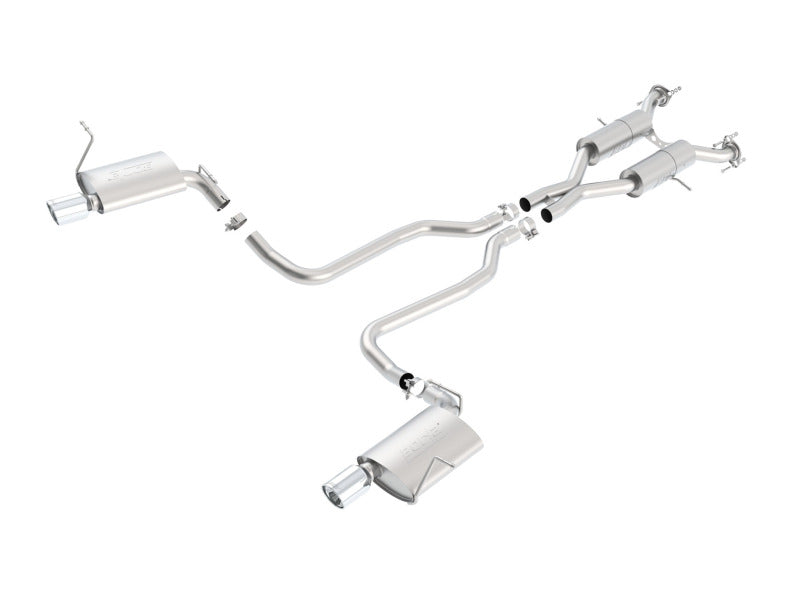 Borla 11-16 Jeep Grand Cherokee Limited/Laredo 5.7L 8cyl 4WD/RWD SS Catback Exhaust - 0