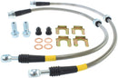StopTech 00-05 Mitsubishi Eclipse / 01-05 Dodge Stratus Stainless Steel Front Brake Lines-1
