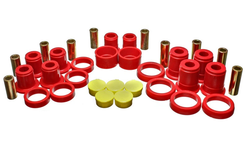 Energy Suspension 02-07 GM SUV Red Rear End Control Arm Bushing Set - 0