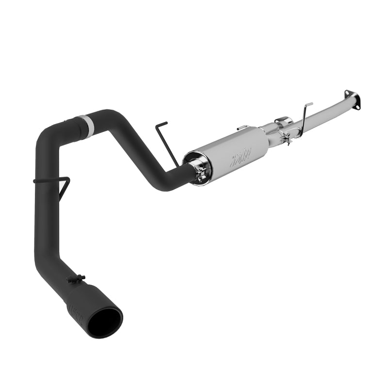 MBRP 2009-2014 Toyota Tundra 5.7L EC-Std. & SB/CC-SB 3in Cat-Back Single Side AL - Black - 0