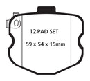 EBC 10-13 Chevrolet Corvette (C6) 6.2 Grand Sport Yellowstuff Front Brake Pads-4