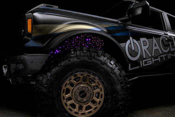 Oracle Lighting Fiber Optic Wheel Liner ColorSHIFT RGBW Kit-40W LED/600 Fibers
