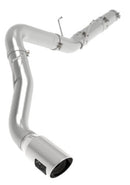 aFe ATLAS 5in DPF-Back Alum Steel Exhaust System w/Polished Tip 19-20 Ram Diesel Trucks L6-6.7L (td)-8