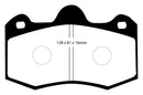 EBC 11+ Mclaren MP4-12C 3.8 Twin Turbo Yellowstuff Rear Brake Pads-4