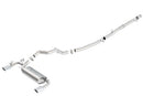 Borla 16-17 Ford Focus RS 2.3L MT Round Angle-Cut Tips Split Rear Exit ATAK Catback Exhaust-2