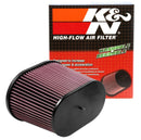 K&N Universal Air Filter - Oval Straight - 3.688in Flange ID x 10.25in Base O/S Length x 7.875in H-7