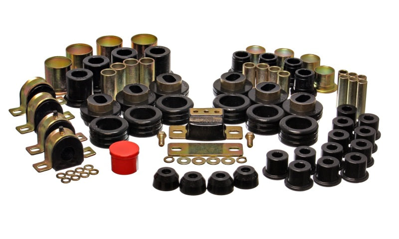 Energy Suspension 81-87 Chevy/GMC 2WD 1/2 Ton PickUp Black Hyper-flex Master Bushing Set - 0