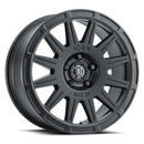 ICON Ricochet 17x8 5x4.5 38mm Offset 6in BS Satin Black Wheel-1