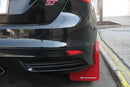 Rally Armor 12-19 Ford Focus ST / 16-19 RS Black Mud Flap w/Red Logo-3