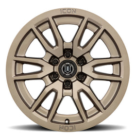 ICON Vector 6 17x8.5 6x5.5 0mm Offset 4.75in BS 106.1mm Bore Bronze Wheel - 0