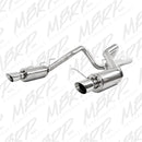 MBRP 11-14 Ford Mustang GT 5.0L Dual Split Rear Street Version T409 3in Cat Back Exhaust System-3