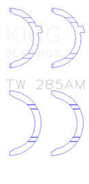 King Engine Bearings 94-01 Toyota 2.4L 2RZ-FE/2.7L 3RZ-FE Thrust Washer Set-2