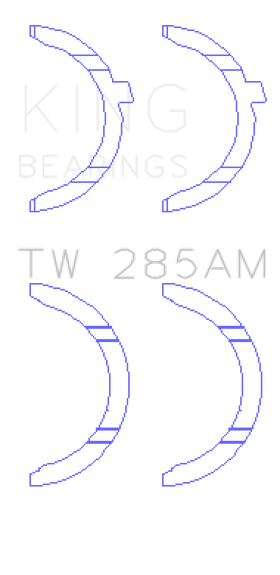 King Engine Bearings 94-01 Toyota 2.4L 2RZ-FE/2.7L 3RZ-FE Thrust Washer Set - 0