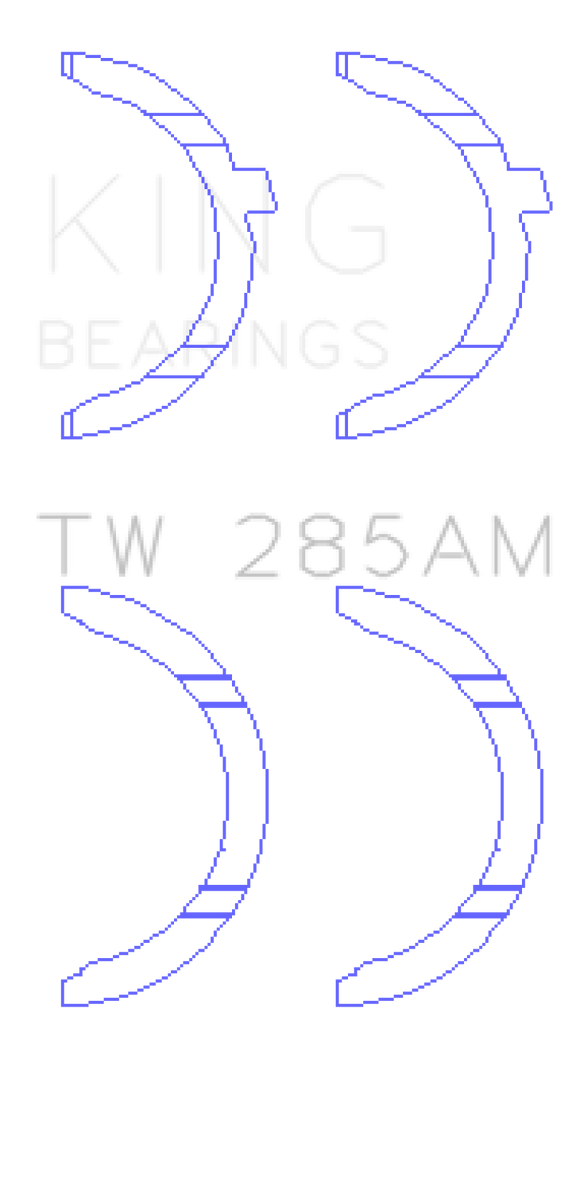 King Engine Bearings 94-01 Toyota 2.4L 2RZ-FE/2.7L 3RZ-FE Thrust Washer Set