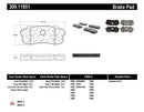 StopTech Performance 06-09 Chvy Corvette Z06 Rear Brake Pads-7