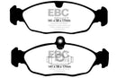 EBC 97-99 Aston Martin DB7 3.2 Supercharged Redstuff Rear Brake Pads-5