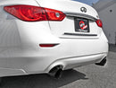aFe Takeda 2.5in 304 SS Cat-Back Exhaust System w/ Black Tips 16-18 Infiniti Q50 V6-3.0L (tt)-5