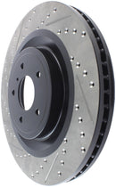 StopTech Infiniti G37 / Nissan 370Z SportStop Slotted & Drilled Front Right Rotor-11