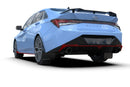 Rally Armor 22-23 Hyundai Elantra N &amp; N Line Black Mud Flap w/Grey Logo-3
