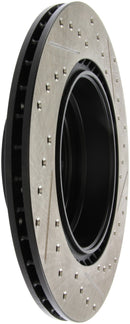 StopTech 06 BMW 330 / 07-09 BMW 335 Slotted & Drilled Right Rear Rotor-12